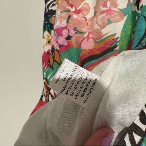 Jade Melody Tam Shift Pencil Dress Floral Garden Party Embroidered Boho small - Picture 5 of 7